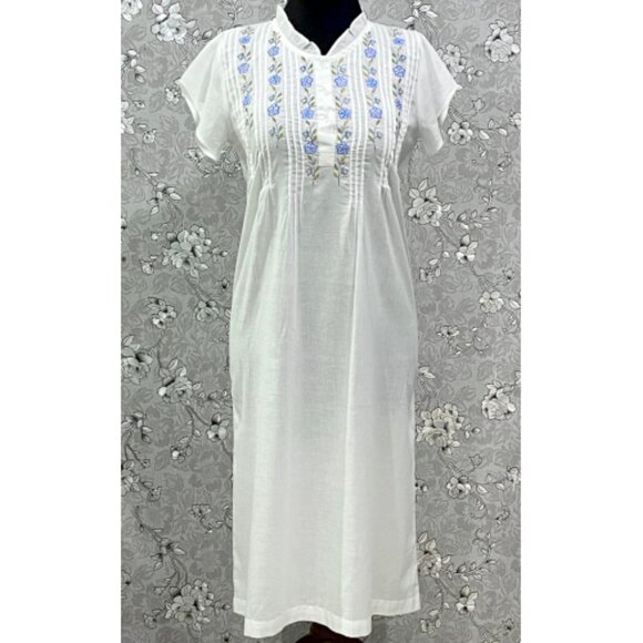 Item photo. Show Listing Details page. Listing SoieRose Cotton Nightgown – SR-11 - Picture 1 of 8